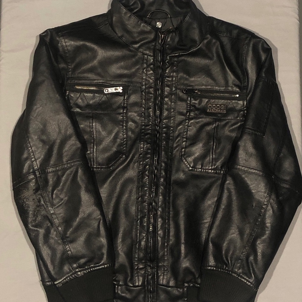 Coogi Faux Leather Vintage distresses Great Find!